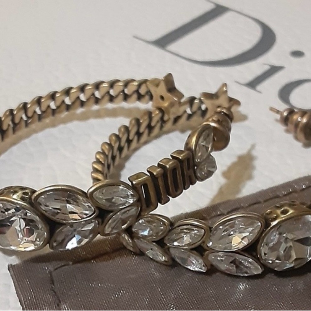 Dior Revolution Aged Hoop Earrings